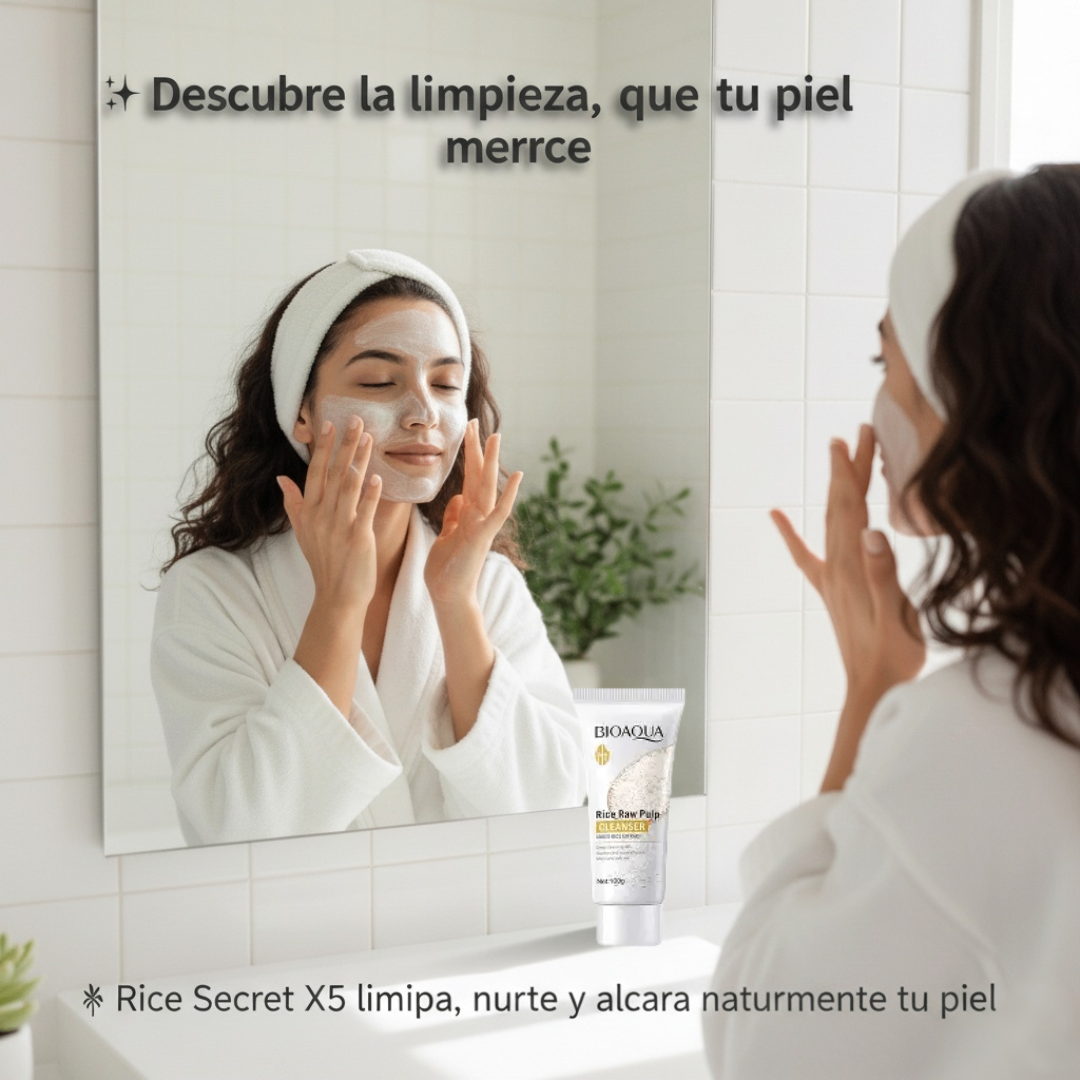 Rice Secret – Tu Rutina Facial en 5 Pasos