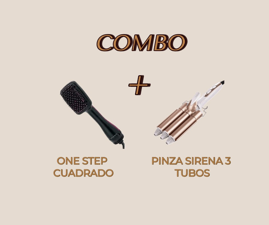COMBO ONE STEP CUADRADO + PINZA SIRENA