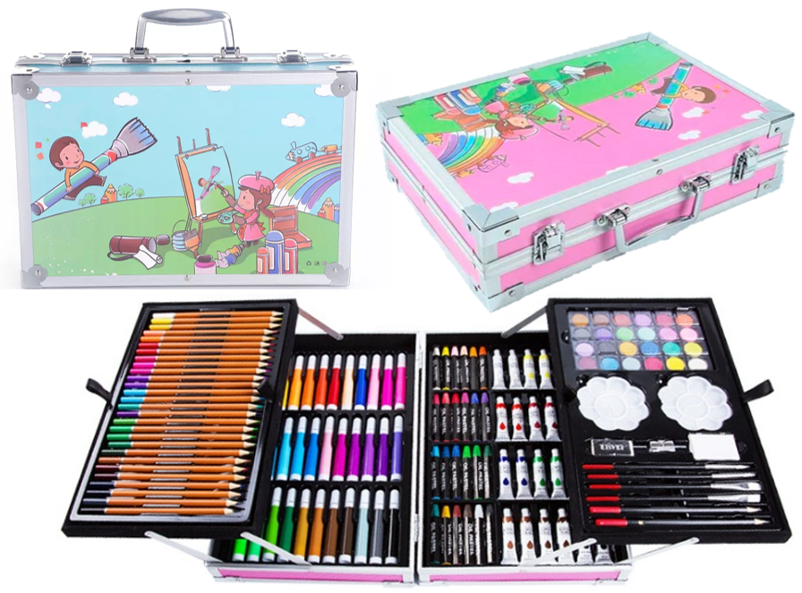 Set De Arte  Niños Caja Metálica 145 Pzs