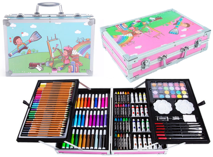Set De Arte  Niños Caja Metálica 145 Pzs