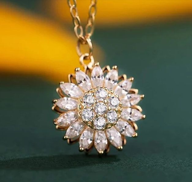 Collar Girasol Giratorio