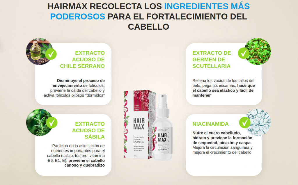 SPRAY HAIR MAXX tratamiento capilar